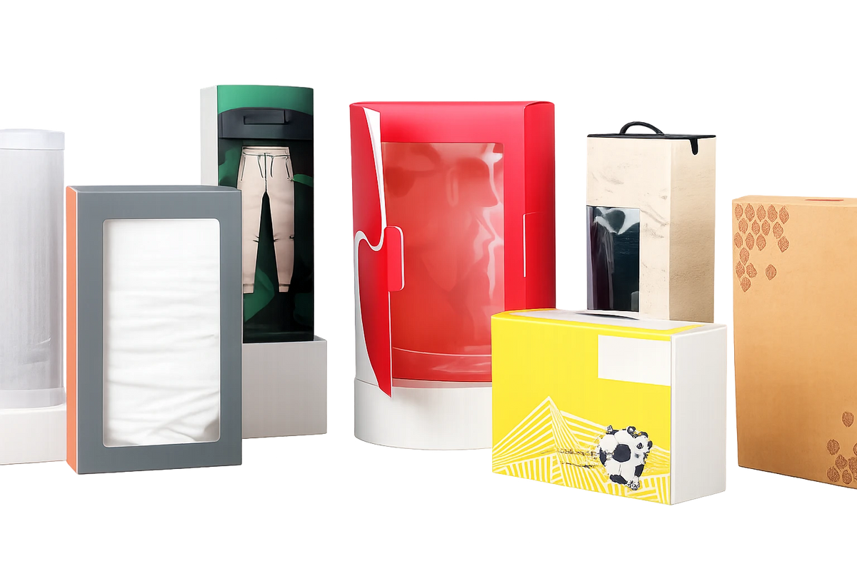 Apparel & Fashion  Packaging Styles