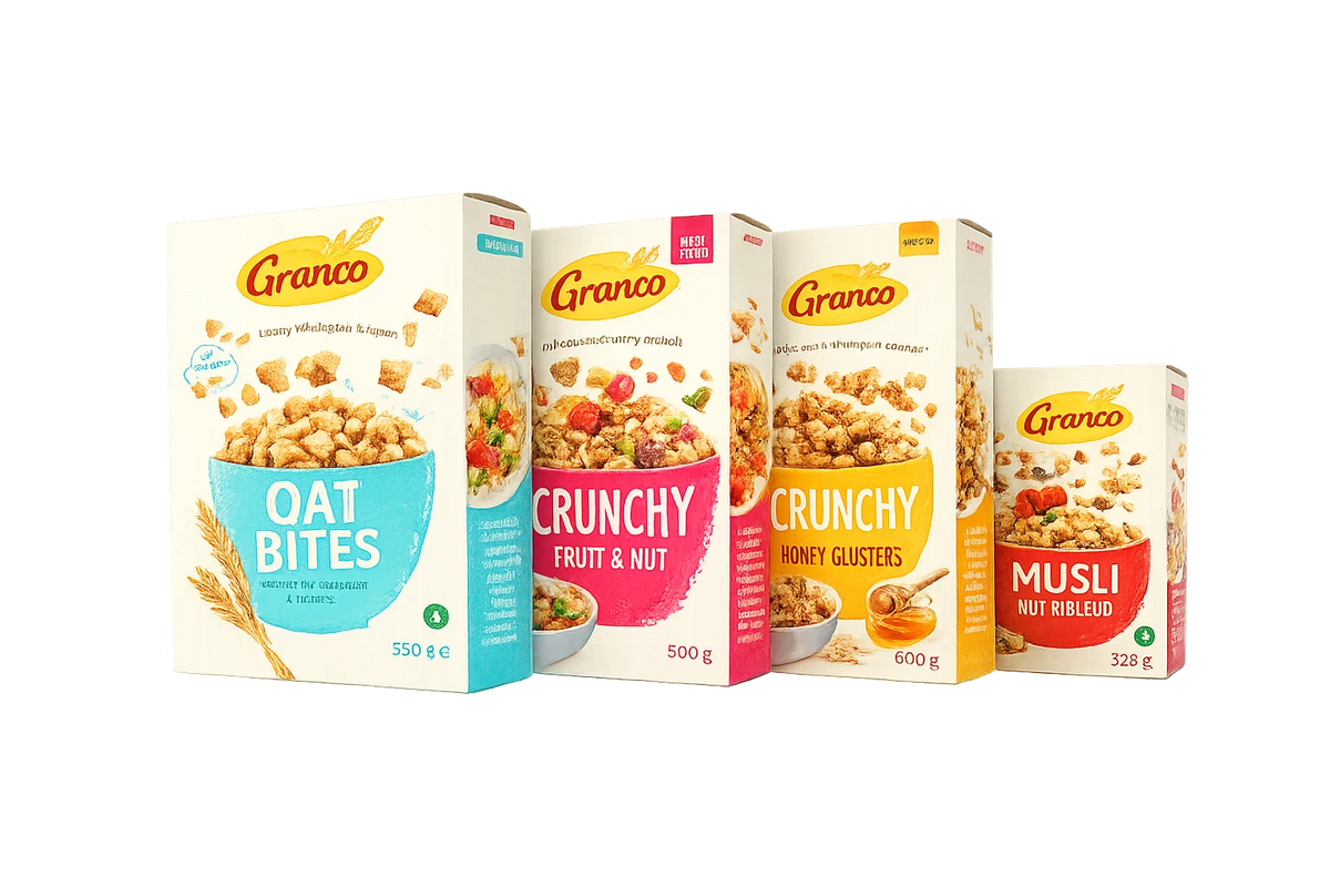 Cereal Packaging Styles