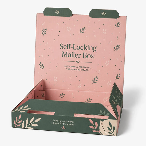 Self-Locking Mailer Box